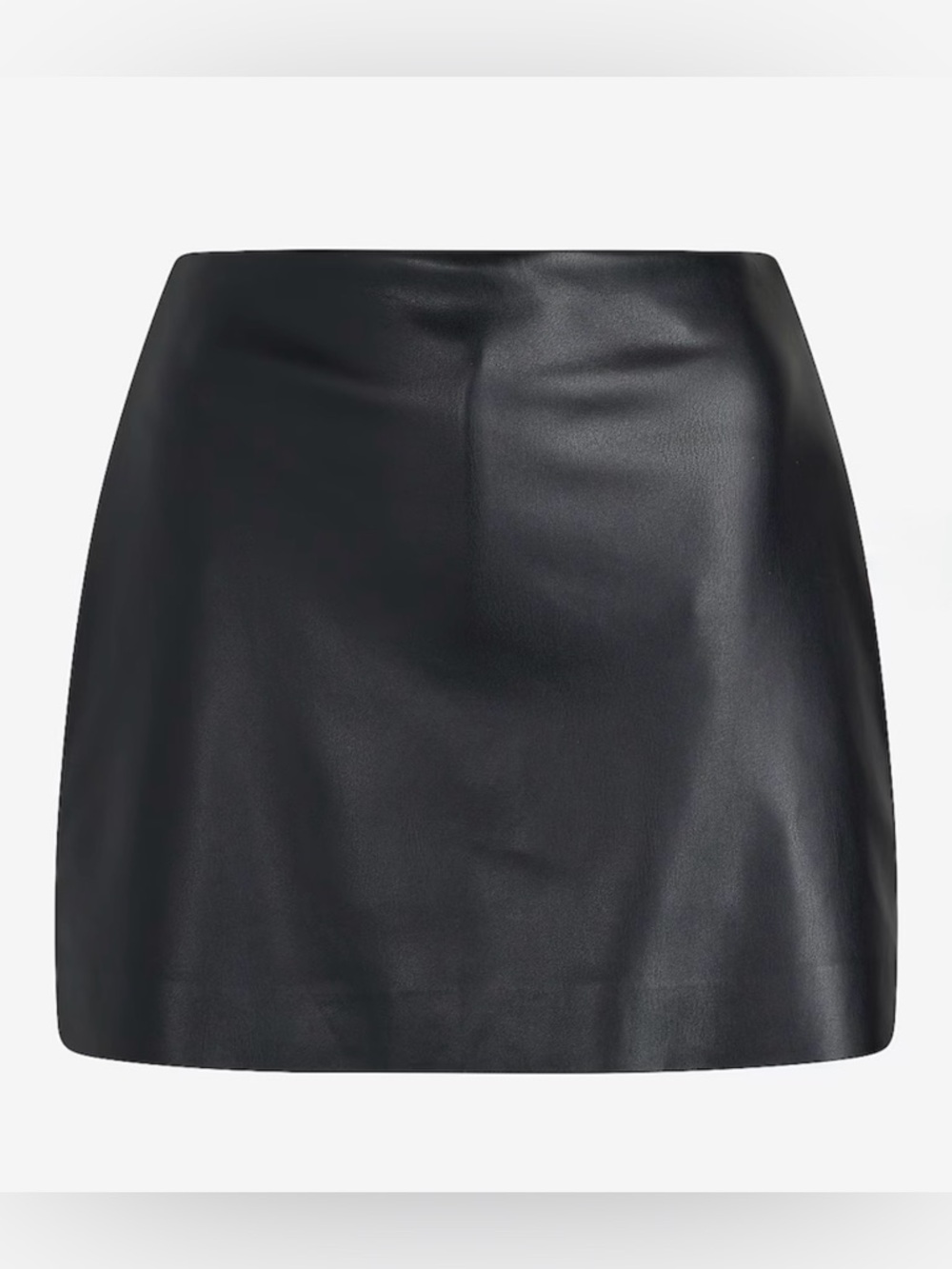 Express Black Faux Leather Mini Skirt